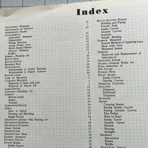 Vintage Singer Sewing Skills Reference Book (booklet copyright 1955) - Picture 14 of 14